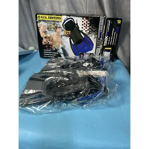 US Divers Trek Snorkling Diving Fins Compact Unisex Small Men 4-7 Women 6-9